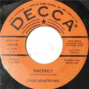 Louis Armstrong - Sincerely