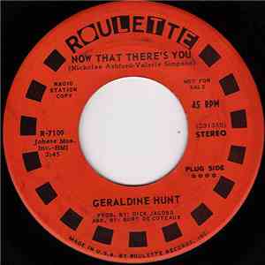 Geraldine Hunt - Now That There's You