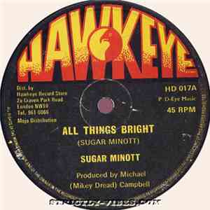 Sugar Minott - All Things Bright / Can't Take No Fight