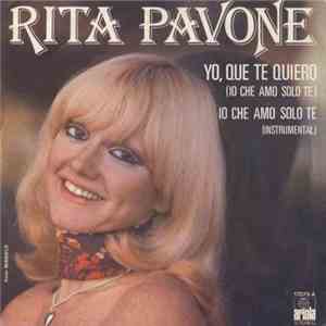 Rita Pavone - Yo,Que Te Quiero - Io Che Amo Solo Te (instrumental)