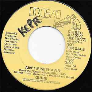 QUIRE  - Ain't Misbehavin' / Lullaby Of Birdland