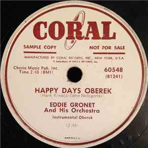 Eddie Gronet And His Orchestra - Happy Days Oberek / The Wishing Polka