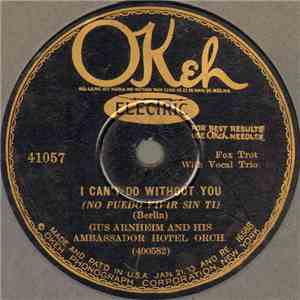 Gus Arnheim And His Ambassador Hotel Orchestra - I Can't Do Without You / F ...