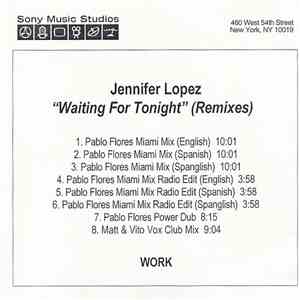 Jennifer Lopez - Waiting For Tonight (Remixes)