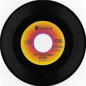 Ray Price - That's All She Wrote / I Don't Feel Nothing