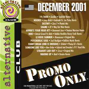 Various - Promo Only Alternative Club : December 2001