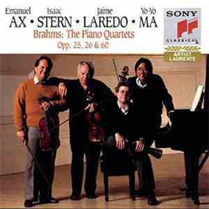 Brahms, Emanuel Ax, Isaac Stern, Jaime Laredo, Yo-Yo Ma - The Piano Quartet ...