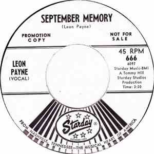 Leon Payne - September Memory / Six Foot Six