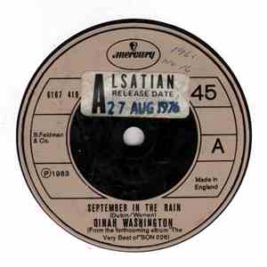 Dinah Washington - September In The Rain