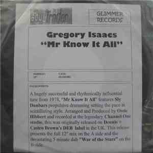 Gregory Isaacs - Mr. Know It All / War Of The Stars