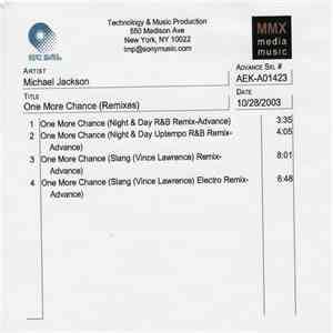 Michael Jackson - One More Chance (Remixes)