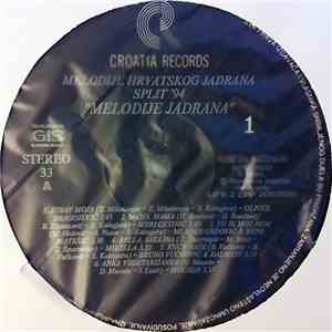 Various - Melodije Hrvatskog Jadrana Split '94 - Melodije Jadrana