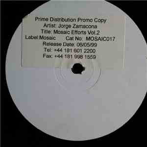 Jorge Zamacona - Mosaic Efforts: Vol. 2