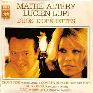 Mathé Altéry / Lucien Lupi - Duos D'Opérette