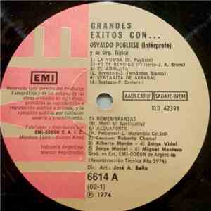 Osvaldo Pugliese Y Su Orquesta Típica - Grandes Exitos Con...