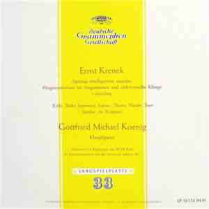 Ernst Krenek / Gottfried Michael Koenig - 