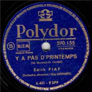 Édith Piaf - Y A Pas D'Printemps