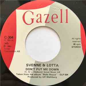 Svenne & Lotta - Don't Put Me Down