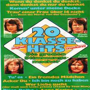 Various - 20 Klasse-Hits Original Ungekürzt - Die Großen Stimmungsmacher