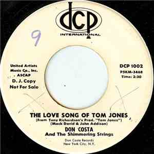 Don Costa And The Shimmering Strings - The Love Song Of Tom Jones