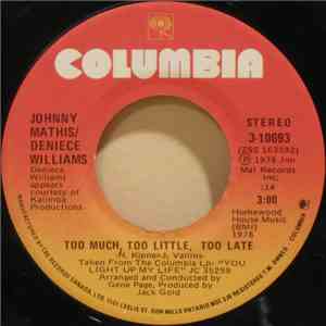 Johnny Mathis / Deniece Williams - Too Much, Too Little, Too Late