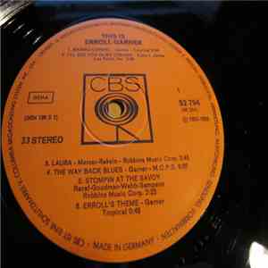 Erroll Garner - This Is Erroll Garner