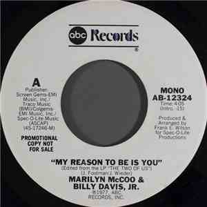 Marilyn McCoo & Billy Davis Jr. - My Reason To Be Is You