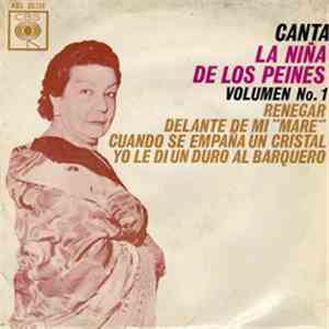 La Niña De Los Peines - Canta la Niña de Los Peines Volumen No. 1