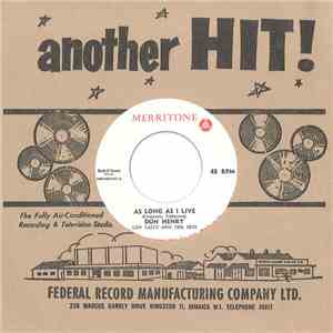 Don Henry  With Lyn Taitt And The Jets / Pulus - As Long As I Live / Sow To ...