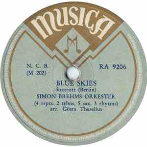 Simon Brehms Orkester - Blue Skies / Tea For Two