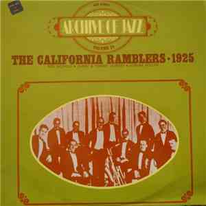 The California Ramblers - Archive Of Jazz Volume 39