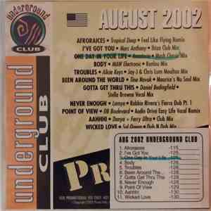 Various - Promo Only Underground Club: August 2002