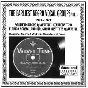 Southern Negro Quartette, Kentucky Trio, Florida Normal And Industrial Inst ...