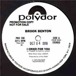 Brook Benton - I Cried For You