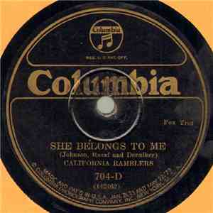 California Ramblers - She Belongs To Me / Me Too