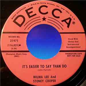 Wilma Lee & Stoney Cooper - It's Easier To Say Than Do