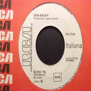 Don Backy - Io Più Te