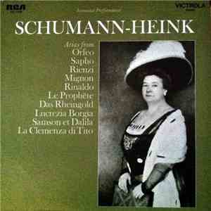 Ernestine Schumann-Heink - Schumann-Heink - Arias