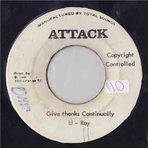 U-Roy, Augustus Pablo - Give Thanks Continually / Straight To The Observero ...