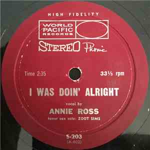 Annie Ross - I Was Doin' Alright / Everything I've Got Belongs To You