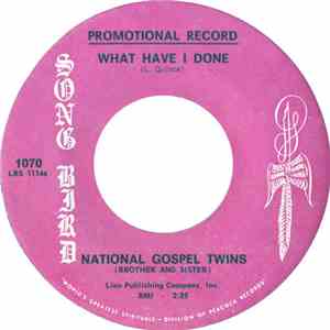 National Gospel Twins (Brother And Sister) - What Have I Done / I'm Trouble ...