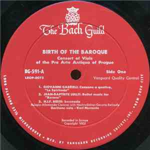 Pro Arte Antiqua Of Prague - The Birth Of Baroque: Consort Of Viols