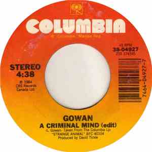 Gowan - A Criminal Mind (Edit)