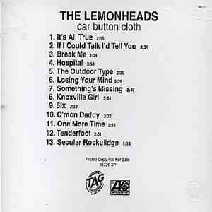The Lemonheads - Car Button Cloth