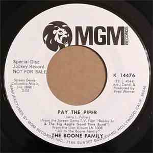 The Pat Boone Family - Pay The Piper