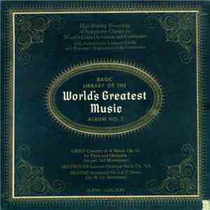 Grieg, Beethoven, Brahms - Basic Library Of The World's Greatest Music - Al ...