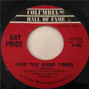 Ray Price - For The Good Times / I Won't Mention It Again