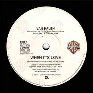 Van Halen - When It's Love