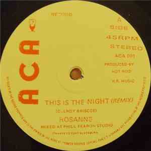Rosanne  - This Is The Night
