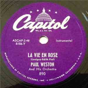 Paul Weston And His Orchestra - La Vie En Rose / Les Feuilles Mortes (The F ...